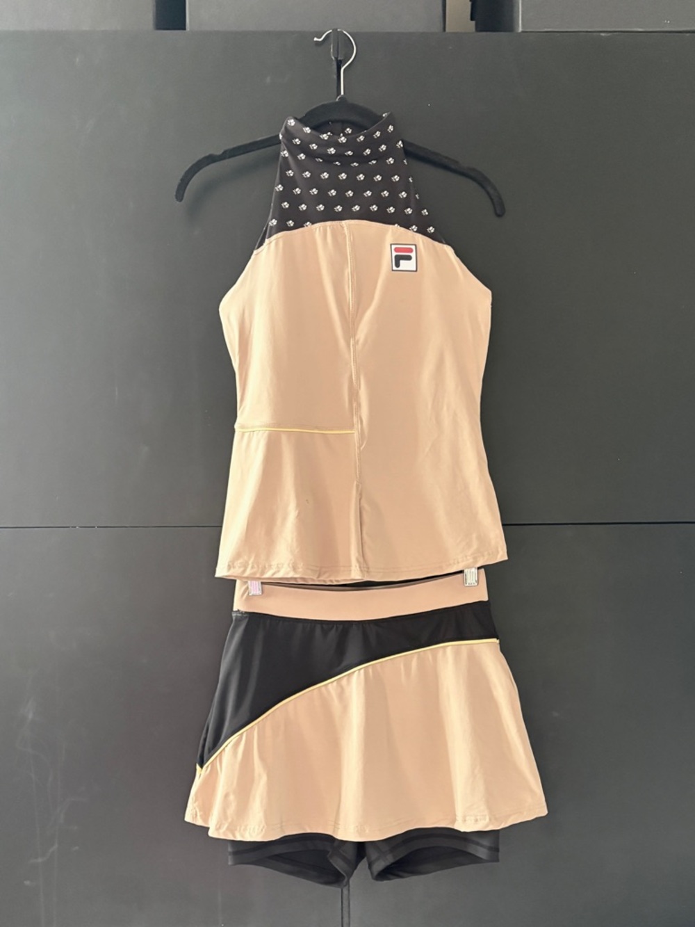 Fila Wild Card High Neck Tennis Top and Skort Set Size XS NWT